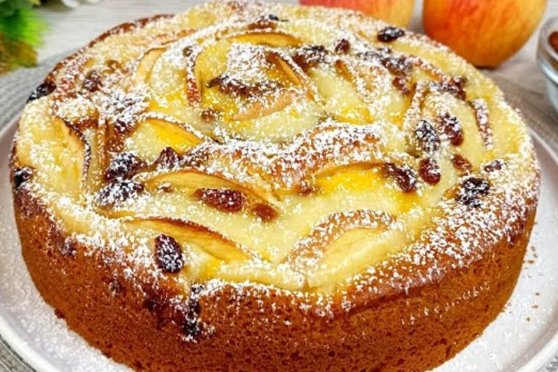 Con 2 uova e senza burro La preparo così La torta di mele alla crema