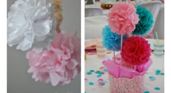 Idee accattivanti ed originali per decorare una festa con pon pon di carta