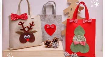 Realizza una Christmas Bag – senza cucire- per confezioni originali!