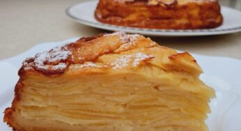 Torta di mele invisibile: cremosa ma senza crema, facile da fare!