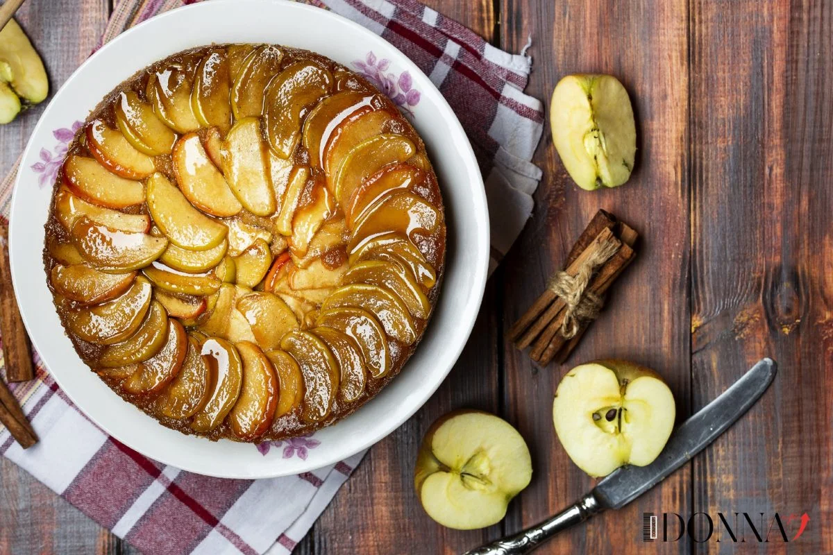 Apfelkuchen ohne Ofen: