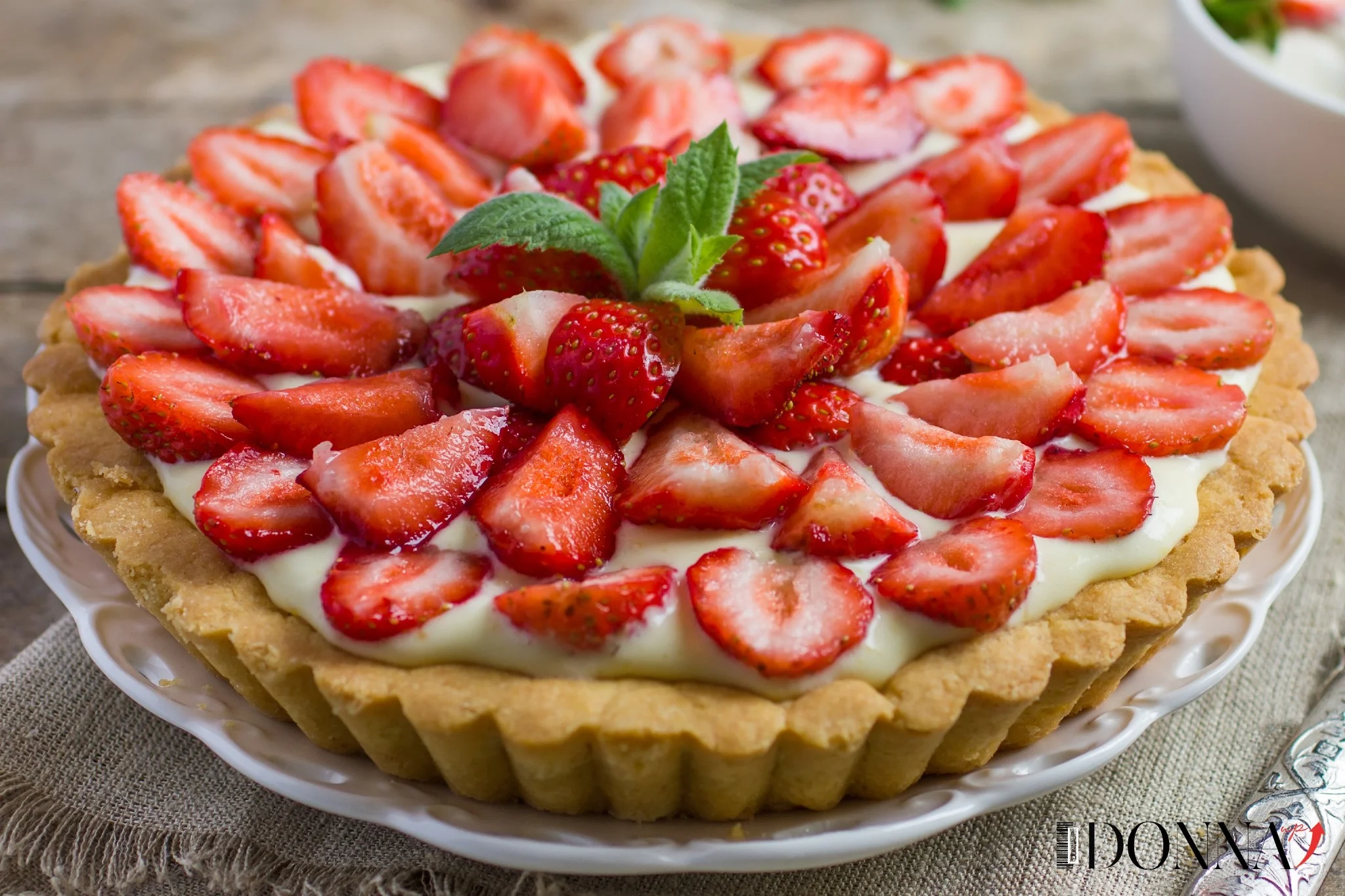 Crostata fredda fragole e mascarpone: lo spettacolo in tavola!