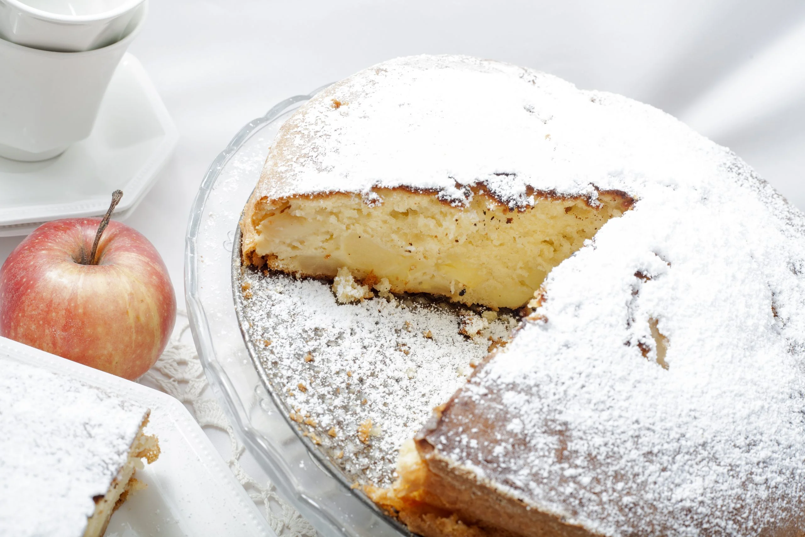 Torta di mele senza burro, ma soffice come una nuvola!