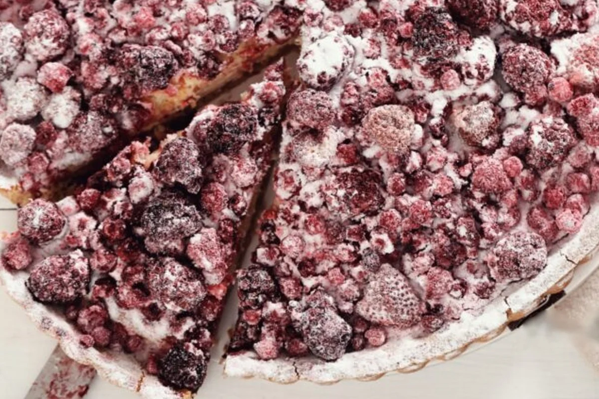Vollkorntorte mit Ricotta und Beeren: 150 kcal, ein wahrer Genuss