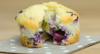 Il muffin ai mirtilli: ottimo per chi è a dieta! 160 kcal