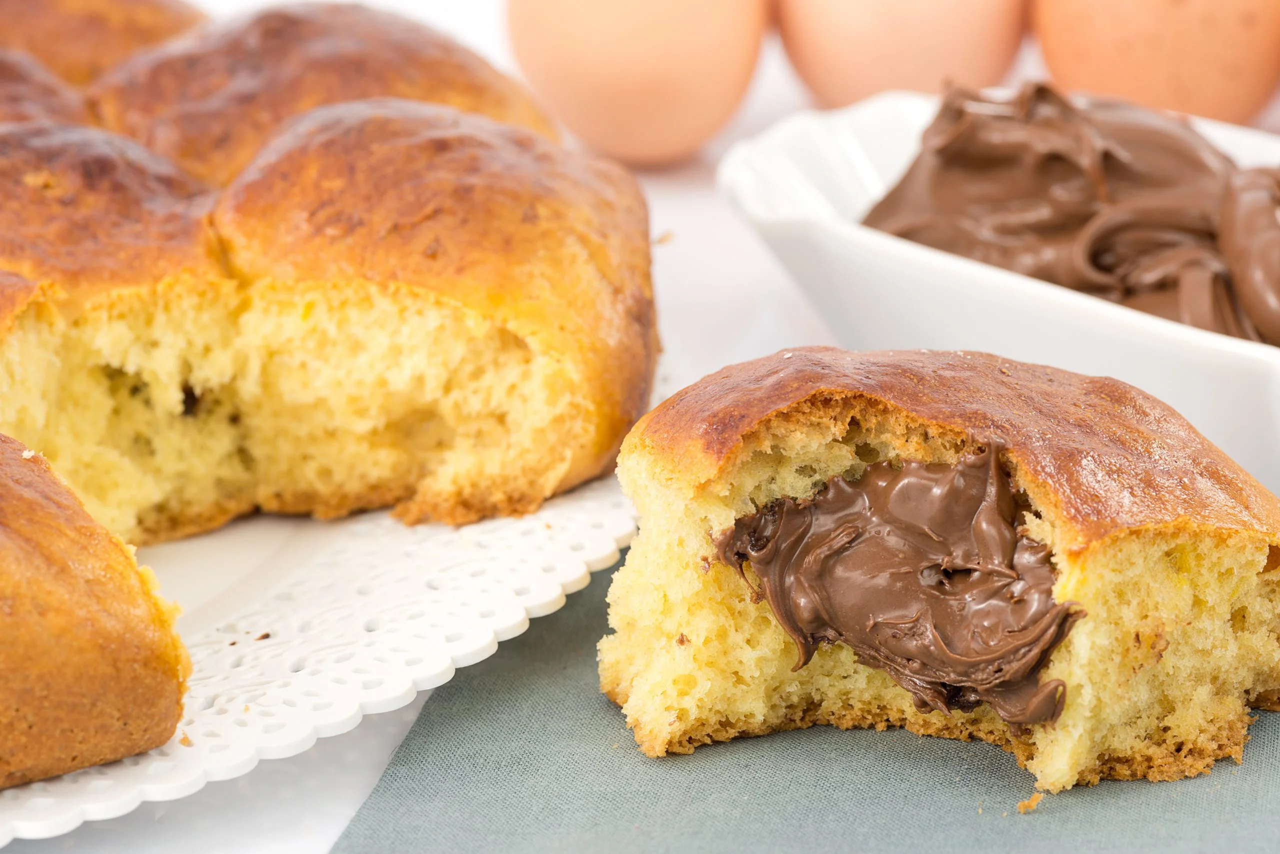 Panini golosi con cuore di cioccolato: velocissimi da preparare