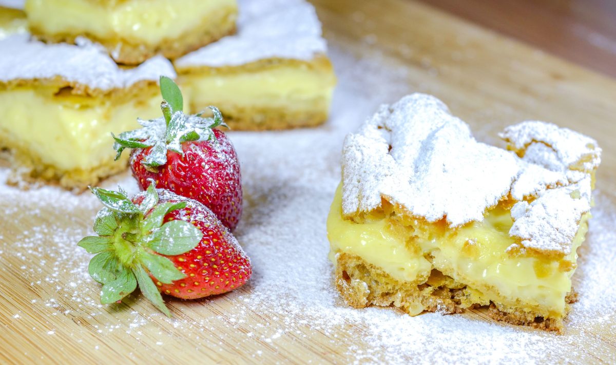 crostata con crema al limone