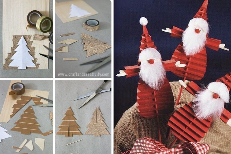 Addobbi Di Natale Con La Carta