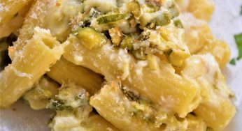 Pasta al forno con crema di zucchine!