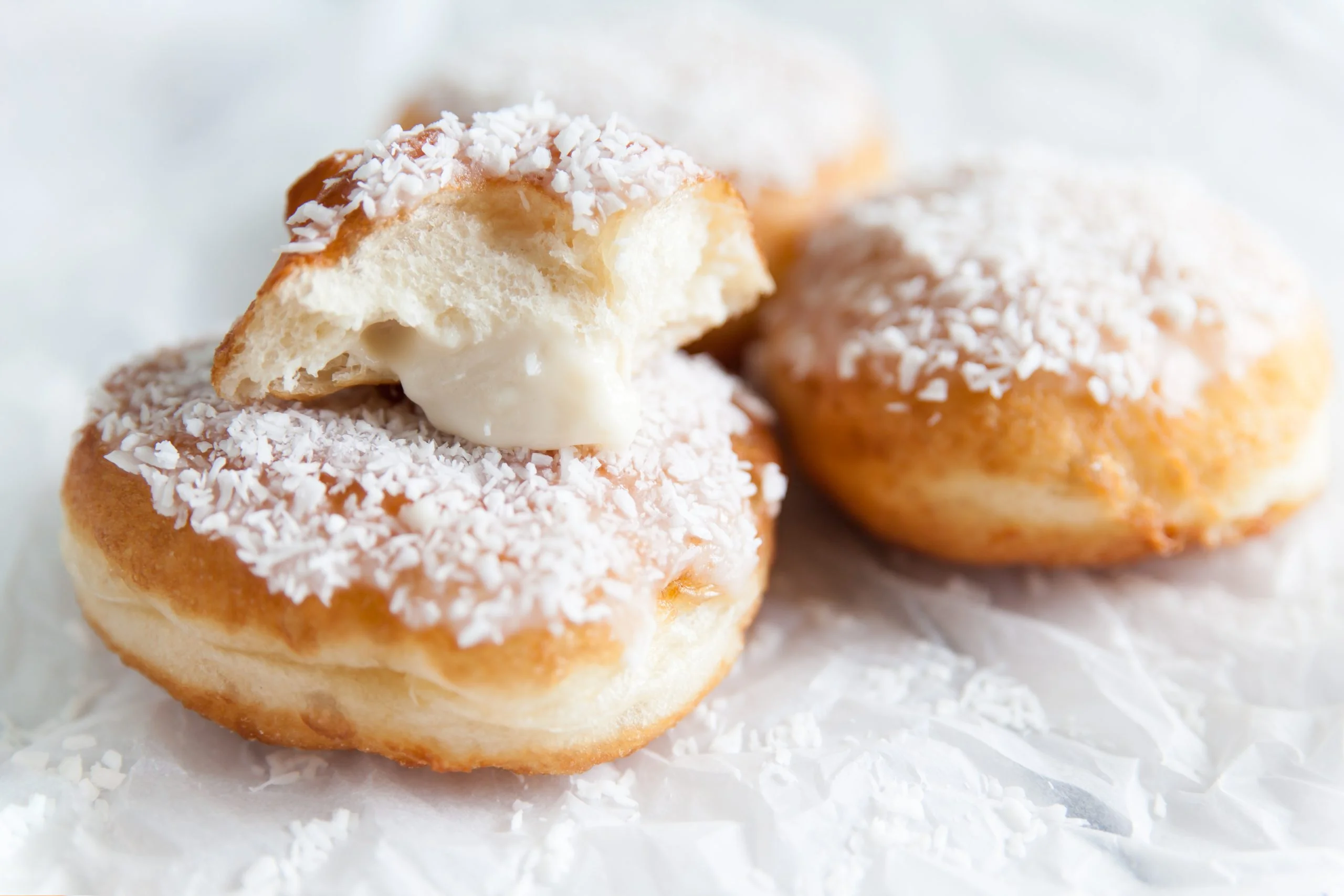 Krapfen al cocco: la ricetta super golosa facile da preparare!