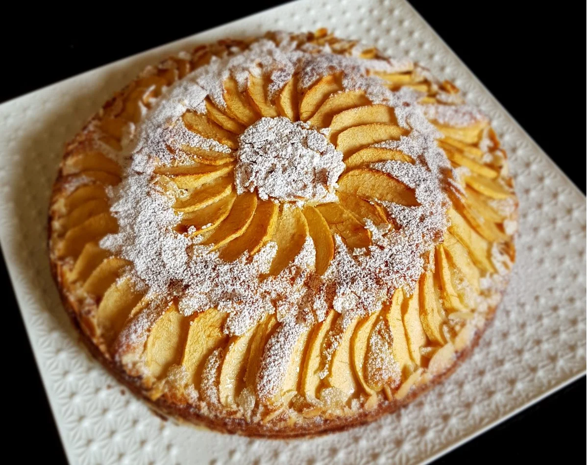 Nuvola-Kuchen mit Kokosnuss und Äpfeln: der Kuchen ohne Butter, lecker!