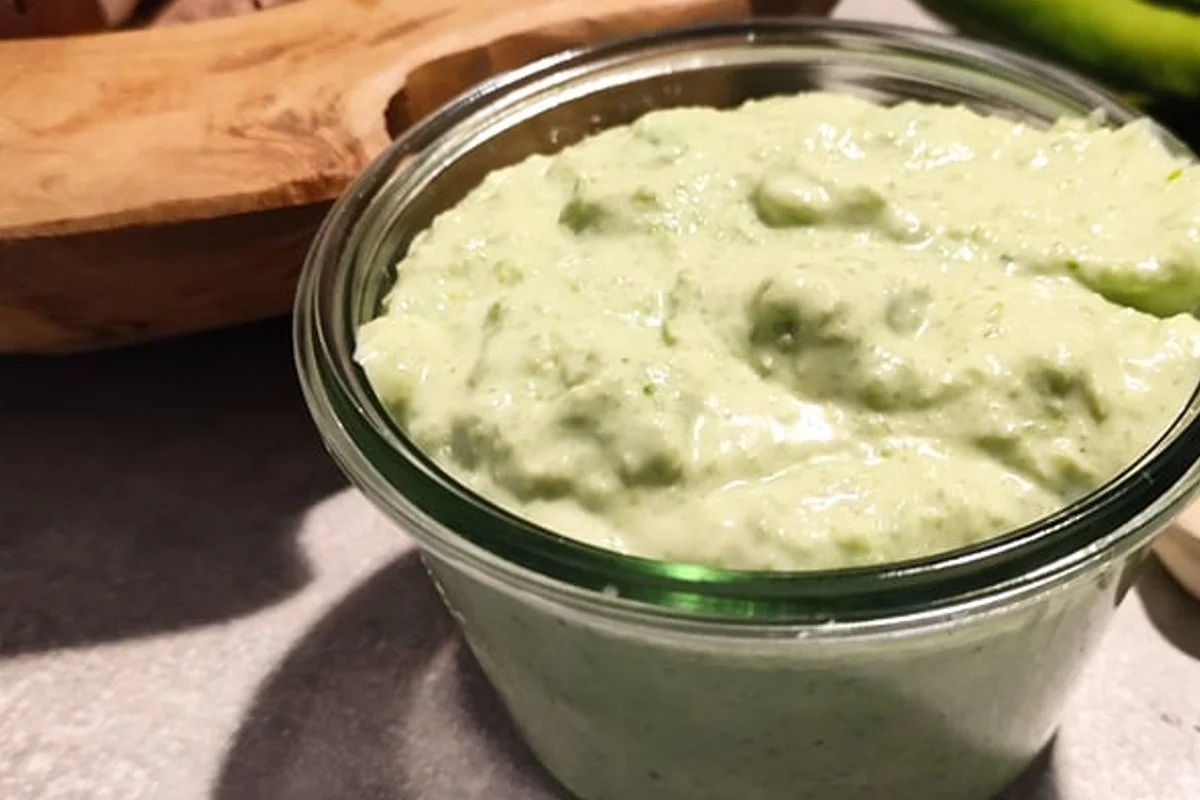Zucchinicreme mit Basilikum