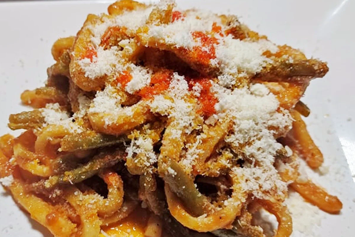 Scialatielli al sugo con fagiolini e cacioricotta: La MIA ricetta veloce!