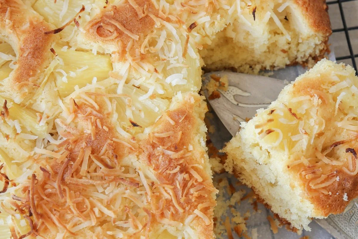 Weicher Ananaskuchen: unglaublich fluffig, ohne Schuppen!
