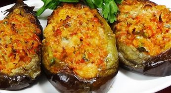 Melanzane ripiene al forno senza carne, una ricetta veloce e deliziosa!