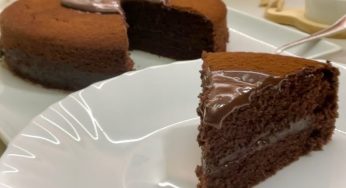 Torta al cacao senza burro e latte, con crema senza uova: una delizia!