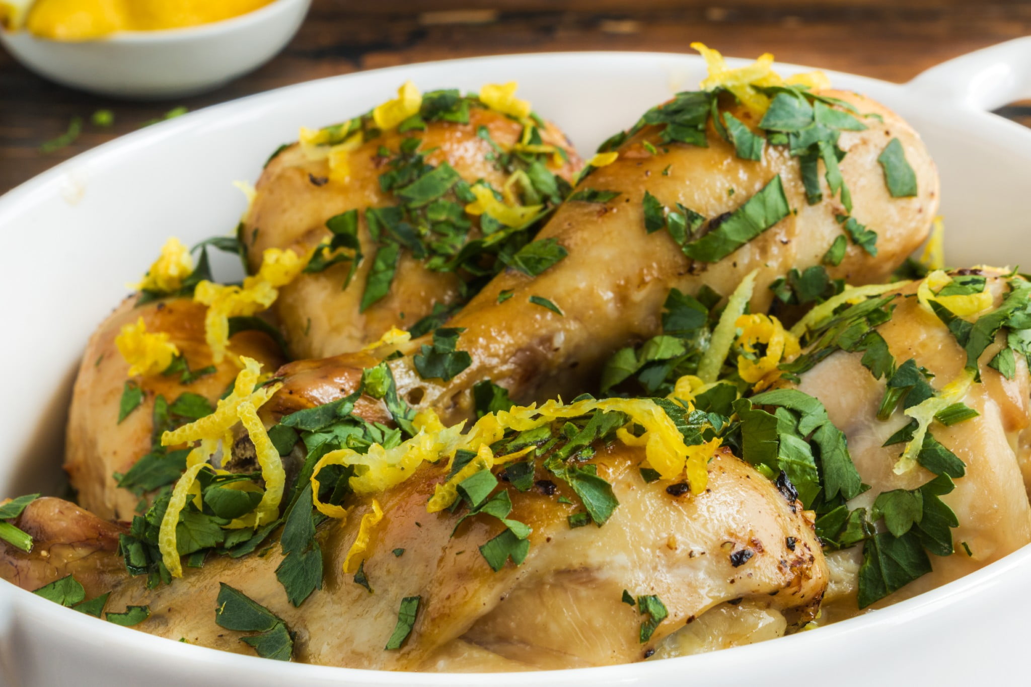 Pollo all’aglio e limone