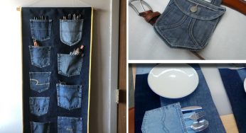 Riciclare le tasche di vecchi jeans: tantissime idee tutte da copiare