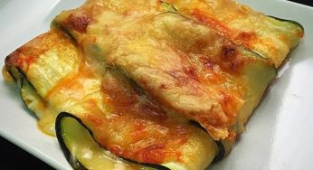 Cannelloni di zucchine: il primo goloso e dietetico con solo 180 calorie!