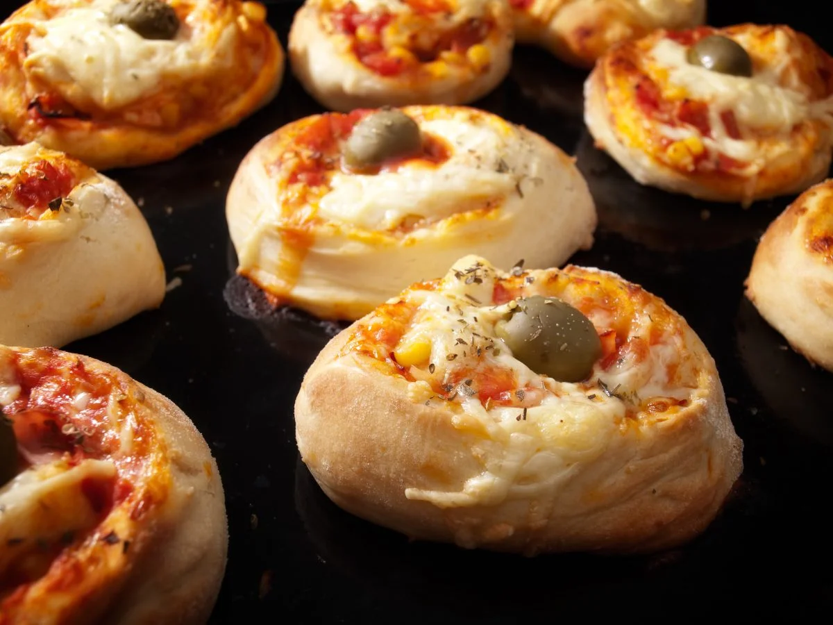 Gebratene Pizzen