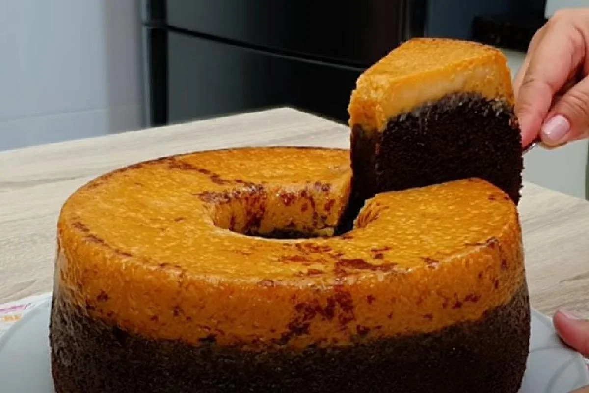 Der Magic Donut mit zwei Geschmacksrichtungen, das ganz einfache und supergute Rezept!