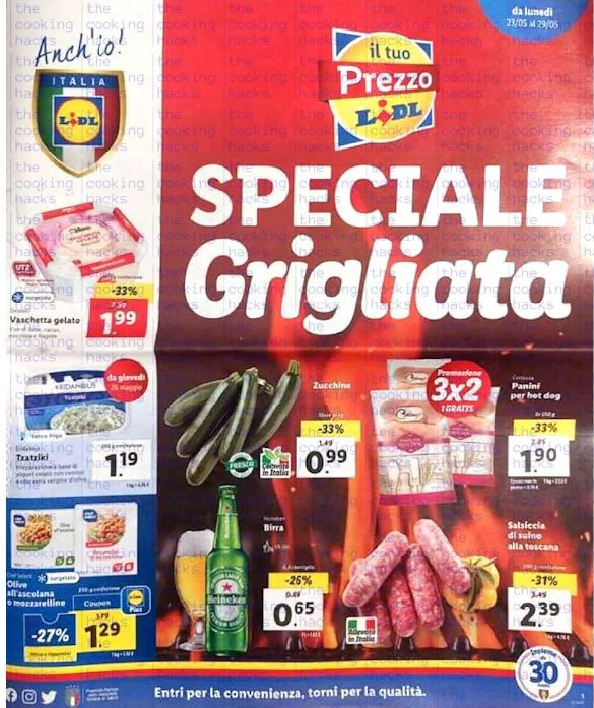 Sconti alla Lidl dal 23 al 29 maggio 2022: su alimenti, casalinghi e fai da te