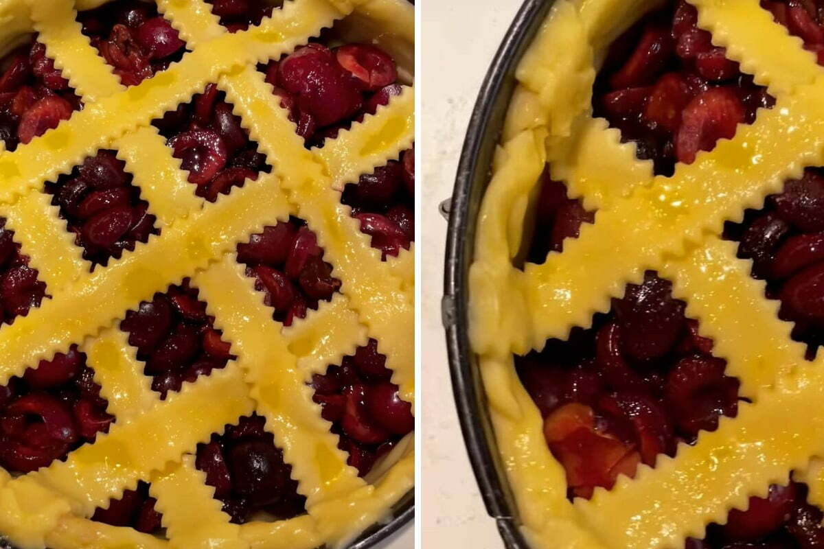 Crostata di ciliegie fresche: puoi farla quando hai poco tempo! Buonissima