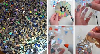 Riciclo vecchi CD per creare fantastici mosaici. Facili ed Economici!