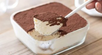 Il tiramisù alla crema ultra dietetico e senza mascarpone: solo 100 calorie!