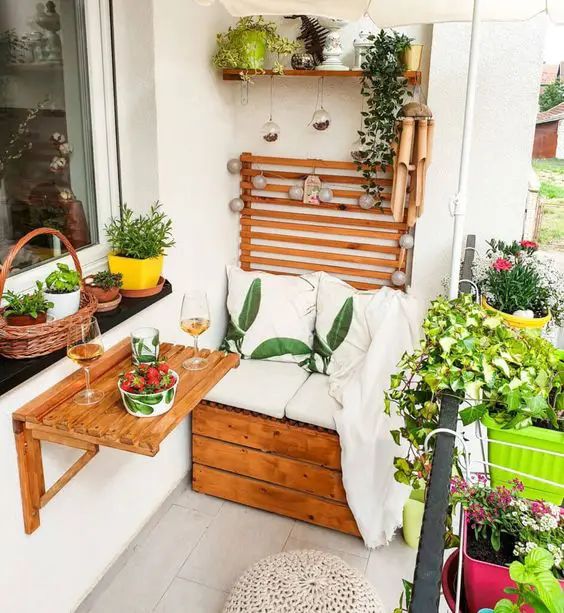 Idee per arredare il balcone piccolo