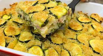 Rustica di zucchine: tutto a CRUDO in teglia, buonissima!