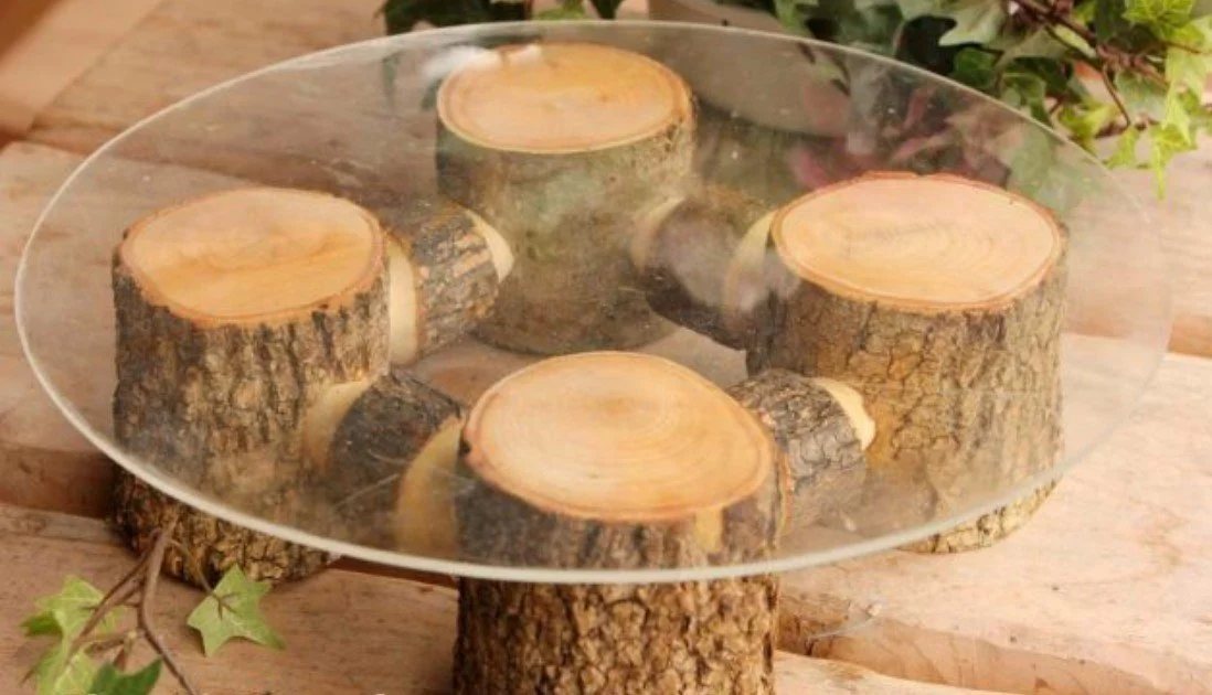 Muebles de jardín con reciclaje