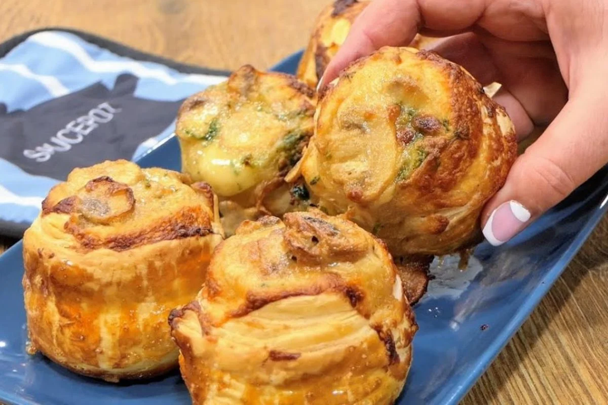 Brezeln mit Pilzcreme | Eine perfekte Köstlichkeit zur Begrüßung des Herbstes