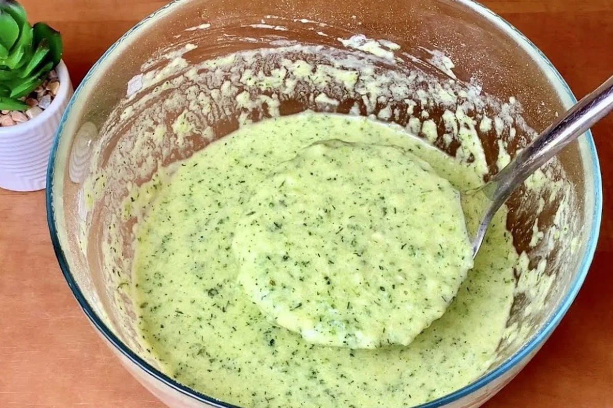 Zucchini-Omelett mit Käse