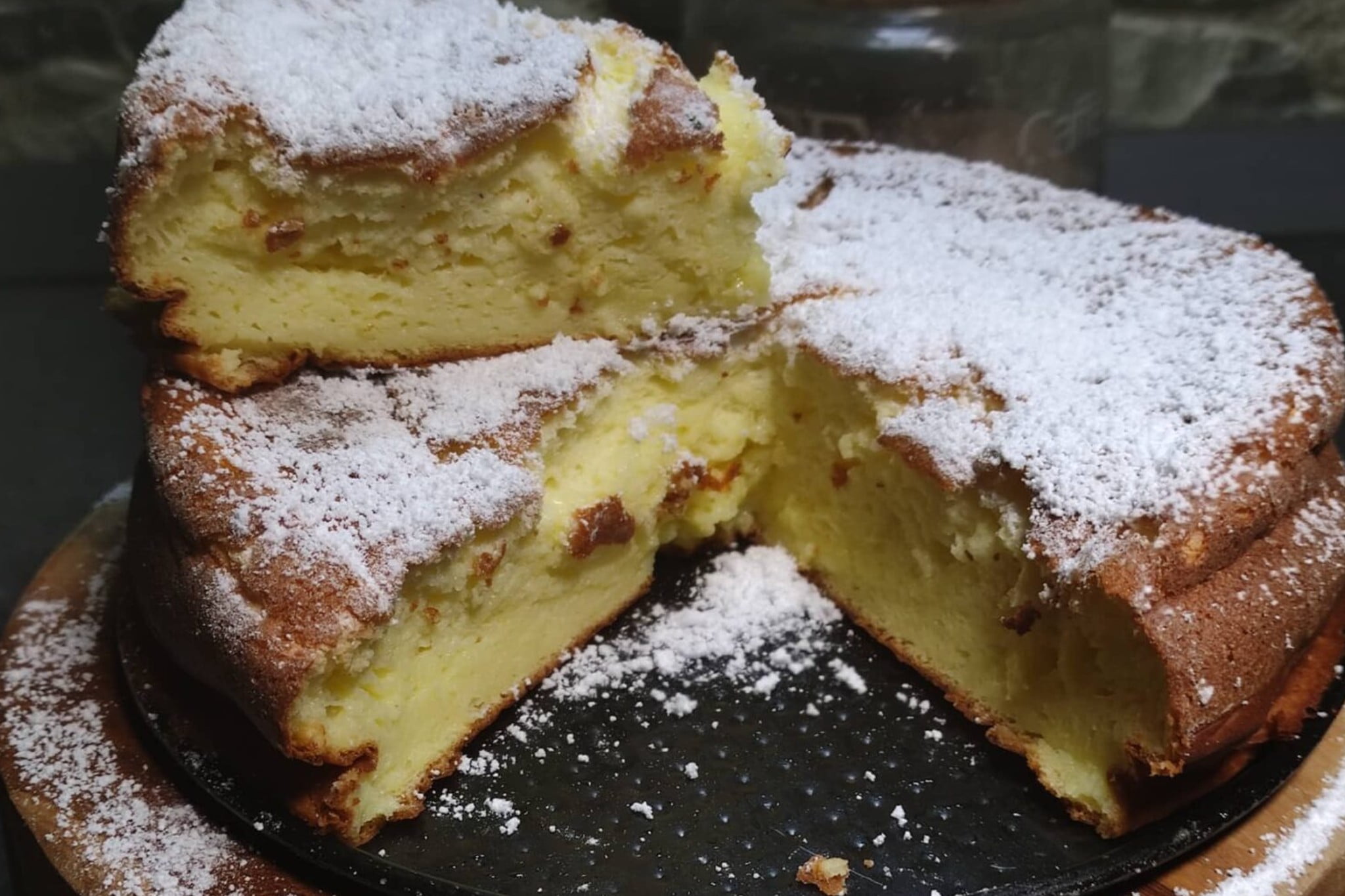 Torta alla ricotta senza farina