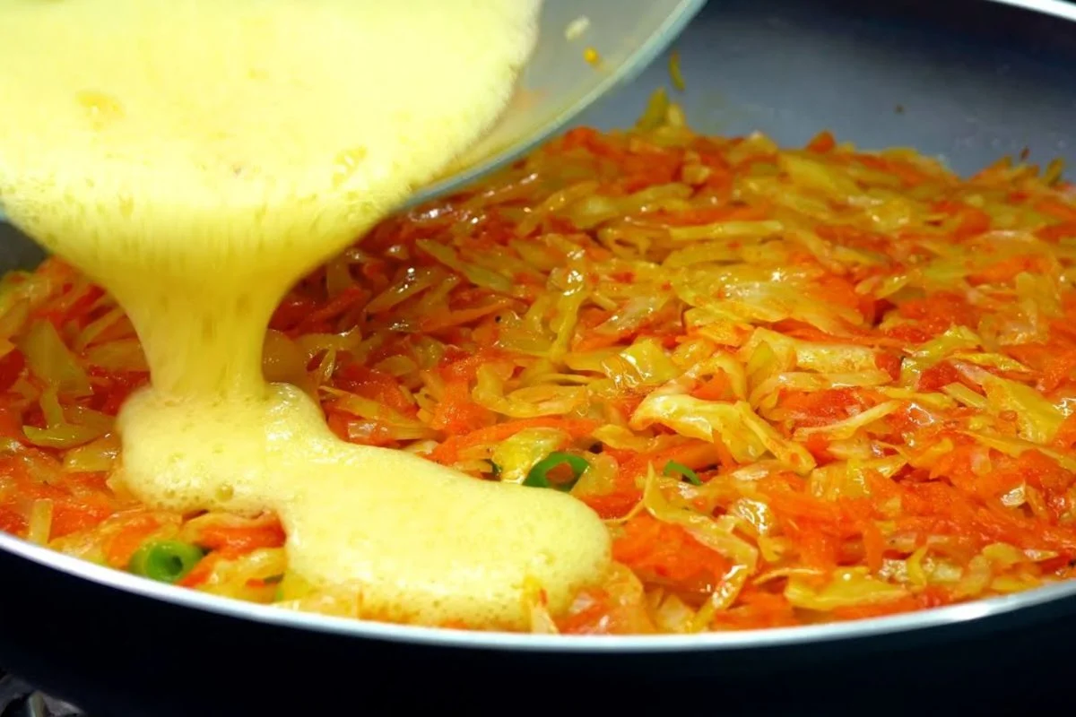 Mit Kartoffeln, Kohl und anderem Gemüse bereite ich ein leckeres Rezept zu | Nur 270 Kcal!