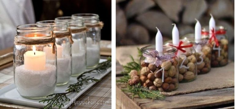 Set Di 8 Portacandele In Vetro Soffiato A Mano - Trasparenti, Altezze Varie, Per Decorazioni Eleganti