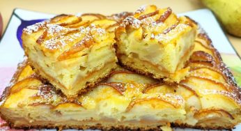 Torta di pere: la ricetta di mia nonna è golosissima ed ha Solo 190 Kcal!