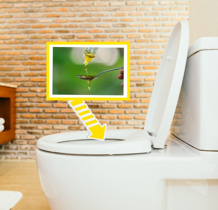 Olio d’oliva non extravergine: è lui lo sgrassatore perfetto per il WC