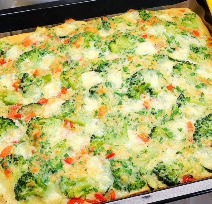 Ho preparato la pizza in teglia con sole verdure: ora la rifaccio per Natale | Solo 100 Kcal!