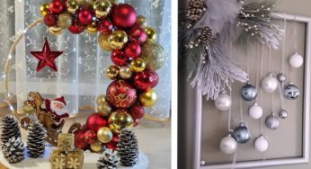 Ricicla le tue vecchie palline di Natale e decora tutta la tua casa