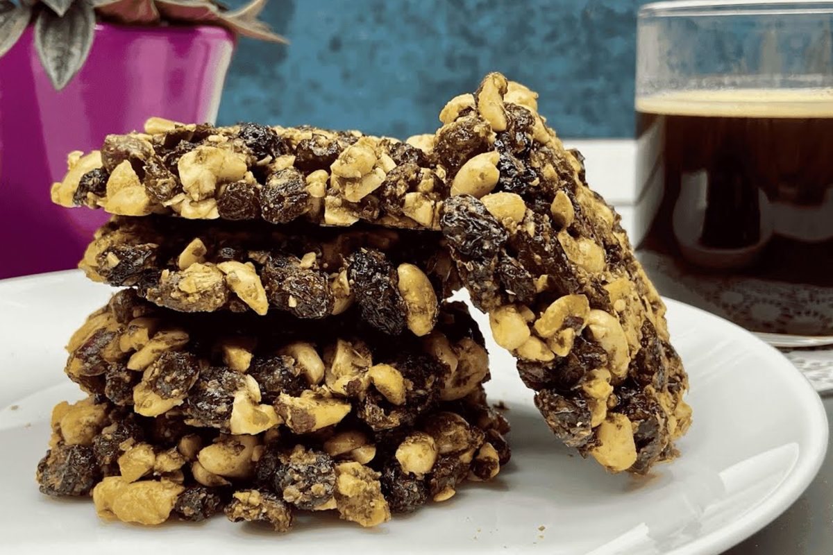 Biscotti senza zucchero e farina! Solo 4 ingredienti, ma tanta salute!