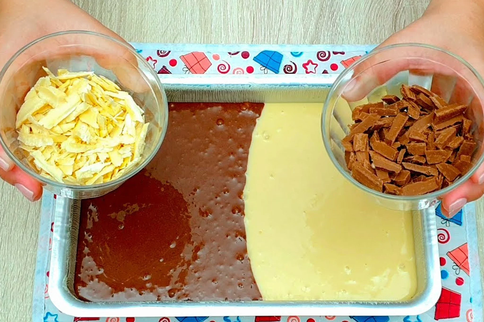 2 torte in 1: questa torta soddisfa proprio tutti, grandi e piccini!