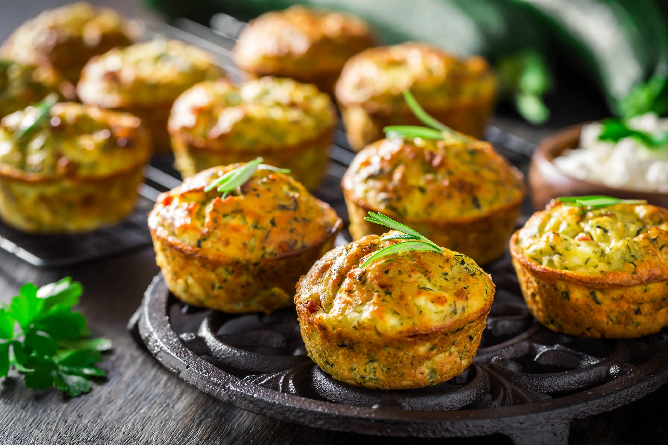 Muffin di zucchine: piaceranno anche i bambini!