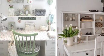 Angolo studio shabby chic: 16 idee per realizzalo in poche mosse