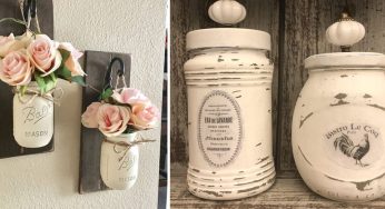 Barattoli di vetro in stile shabby chic: ricicla con gusto e creatività