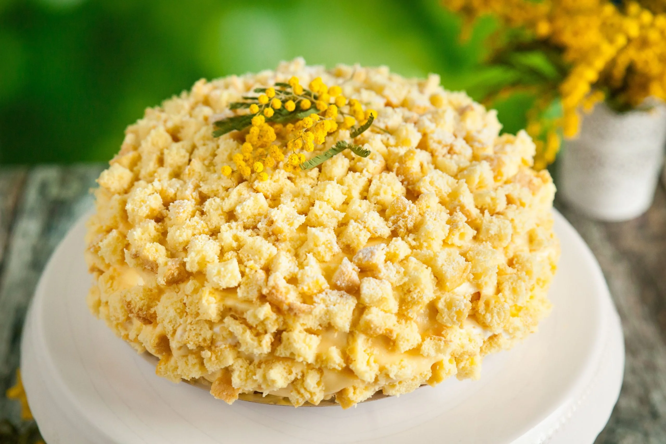 Torta mimosa spettacolare leggerissima per l’8 marzo, la festa della Donna