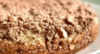 Torta nocciole e cannella dietetica: senza zucchero e senza farina