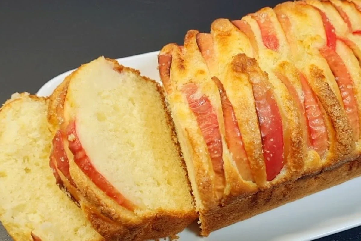 Apfel-Pflaumenkuchen: 1 reicht und Sie können ihn in 5 Minuten zubereiten!