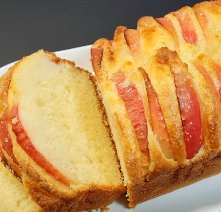 Plumcake con 1 mela: lo prepari in 5 minuti, incomincia subito!